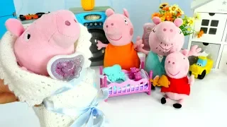 Vídeos de Peppa Pig - Piggy George es un bebé.