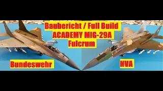Baubericht / Full Build ACADEMY MIG-29A Fulcrum 1/48 NVA/Bundeswehr