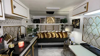Stunning Renovated Tiny Home Camper Trailer Tour