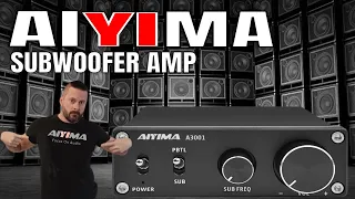 Aiyima Amplifier  | A Solid Powerful Home Subwoofer Amplifier