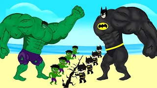 Evolution Of HULK Family vs Evolution Of BATMAN Family : Who Is The King Of Super Heroes? #2