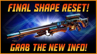 Destiny 2  Weekly Reset - Final Shape Ritual Rewards!! Arifact Mods! A New Beginning!