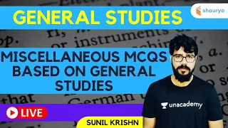 Prakram Batch NDA (11) 2021 | Miscellaneous MCQs Based on General Studies | Sunil Sir