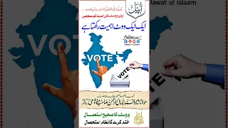 Ek Ek Vote Ahmiyat Rakhta Hai || Very Important Appeal || Maulana Shah Jamal ur Rahman Sahab