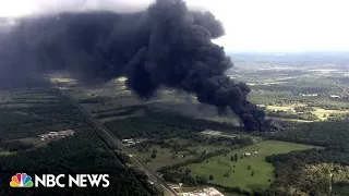 Massive chemical plant explosion shakes town of Shepherd, Texas