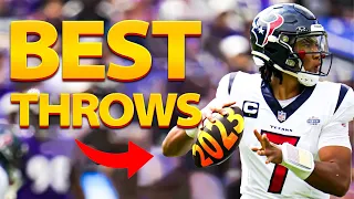Best throws of the NFL 2023 Season