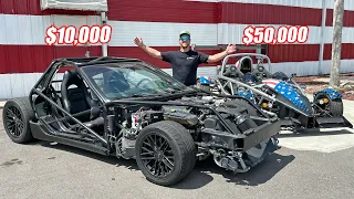 Cheap Corvette Go-Kart vs. Expensive Supercharged Ariel Atom!!!