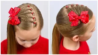 2 CUTE & EASY HAIRSTYLEs with PIGTAILS and ELASTICS | Hairstyles for Girls | LittleGirlHair