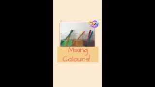 Primary to Secondary Colour Mixing- Fun with Kids
