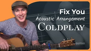 Fix You by Coldplay | Easy  Guitar Lesson