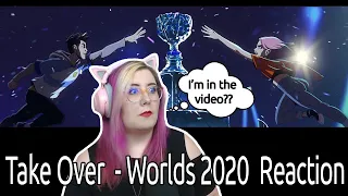 I'M IN THE VIDEO?!? - Take Over - Worlds 2020 - League of Legends Song REACTION - Zamber Reacts