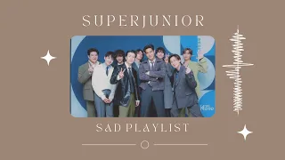 Super Junior 𝑆𝑎𝑑 Playlist ☔︎ ☁︎ ☔︎