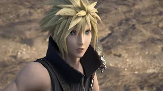 When Cloud saw Sephiroth descend into Smash