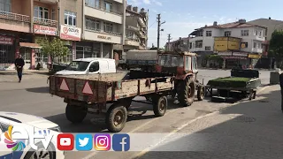 EHLİYETSİZ TRAKTÖR SÜRÜCÜSÜ, POLİSTEN KAÇAMADI