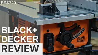 📌 Unpacking and review table saw BLACK+DECKER BES720