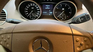 Mercedes W164 GL450 service reset