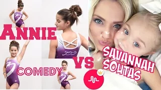 Annie Bratayley VS Savannah Soutas Comedy musical.ly Compilation | Lip-Sync Battle