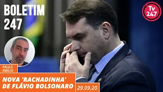 Boletim 247: Salários de assessoras pagaram advogado de Flávio Bolsonaro