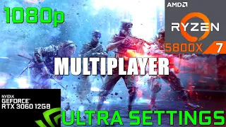 Battlefield V - Ryzen 7 5800X + ASUS TUF RTX 3060 V2 OC Edition 12GB - 1080p