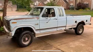 1986 F250 4x4 7.5L 460 Extended Cab - First Walk Around