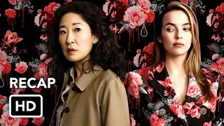 Killing Eve Season 1 Recap (HD) Sandra Oh, Jodie Comer series