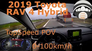 2019 Toyota Rav 4 2.5L Hybrid Highway POV / 0-100 / TopSpeed / Virtual Mirror