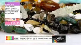 Opal and White Labradorite for Jewellery Making: JewelleryMaker late show LIVE 01/05/2014