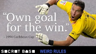 Barbados intentionally scored an own goal to help them win by two thanks to a weird golden goal rule