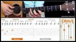 Jouer Shape of my heart (Sting) - Cours guitare. Tuto + Tab