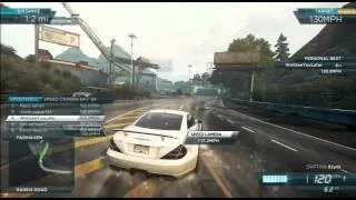 Need for Speed: Most Wanted PS3 Part 208 - Mercedes Benz SL 65 AMG (Speed Run, Gravity)