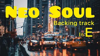 RnB Backing Track E major Neo Soul | Groove Guitar Jam