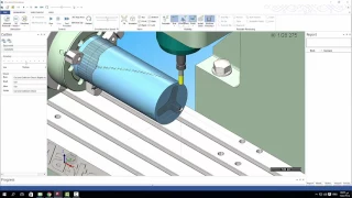 9- Mastercam 2017 4 Axis Milling Example