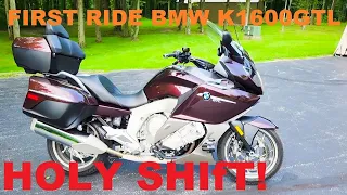 BMW K1600GTL first ride and thoughts.