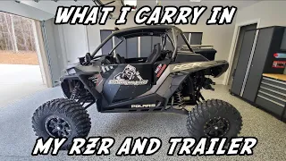 What Tools and Spare Parts I Carry in the RZR and Trailer