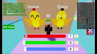 Playing Color Match (ROBLOX)