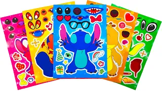 [ToyASMR] Decorate with Sticker Book Disney Lilo & Stitch #paperplay #asmr