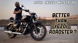 2022 Royal Enfield Meteor 350 Review - Better Than Yezdi Roadster ??