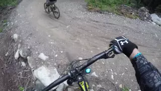 Downhill mountain biking at stevens pass bike park