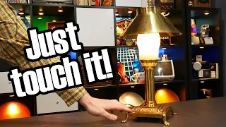 The touch lamp; a neat idea, and older than you'd think!