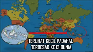 KENAPA INDONESIA TERLIHAT KECIL DI PETA DUNIA ?