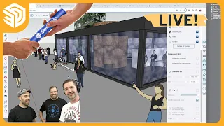 3D Relay Race with a SketchUp Model
