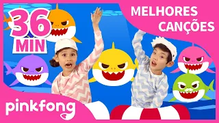 Dança do Bebê Tubarão e mais músicas infantis | +Compilação | Pinkfong Canções para crianças