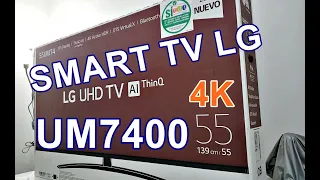 SMART TV LG UM7400: UNBOXING PRIMERAS IMPRESIONES 2020