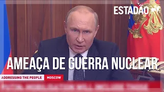 Putin convoca 300 mil reservistas e ameaça Ocidente com guerra nuclear