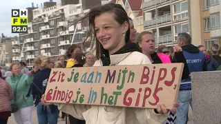 Vrouwenprotest tegen overlast op Scheveningen