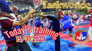 #Taekwondo Training 15/3/2023  #taweesilp_tkd_thailand