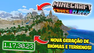 🔥 Minecraft PE 1.17.30.23 BETA - NOVA GERAÇÃO DE BIOMAS E TERRENOS E MELHORIAS MUNDIAIS!