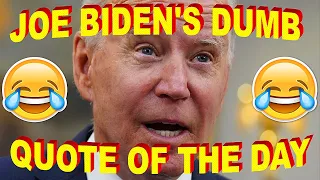 Joe Biden's "DUMB" Quote of the Day !! June 23rd, 2021 - 2nd Amendment Rant - F15 & Nuclear Weapons