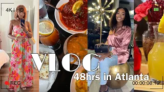 I SPENT 48 HRS  IN ATLANTA! brunch + hiking + river + nightlife in Georgia ATL VLOG