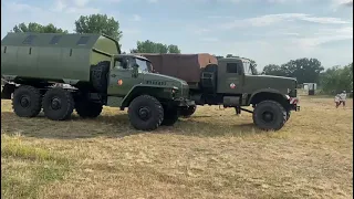 Familienausflug mit Kraz 255 B und Ural 4320